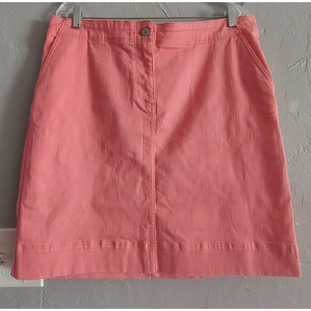 Talbots Petite Skirt Womens 16p,cotton Blend, Spandex, Casual, Office.